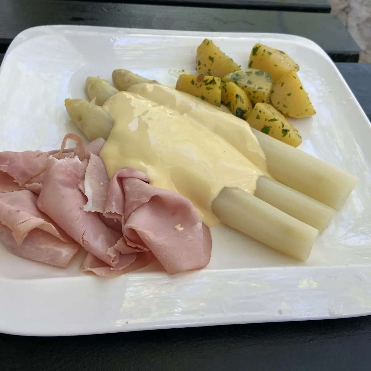 Spargel Mit Beinschinken