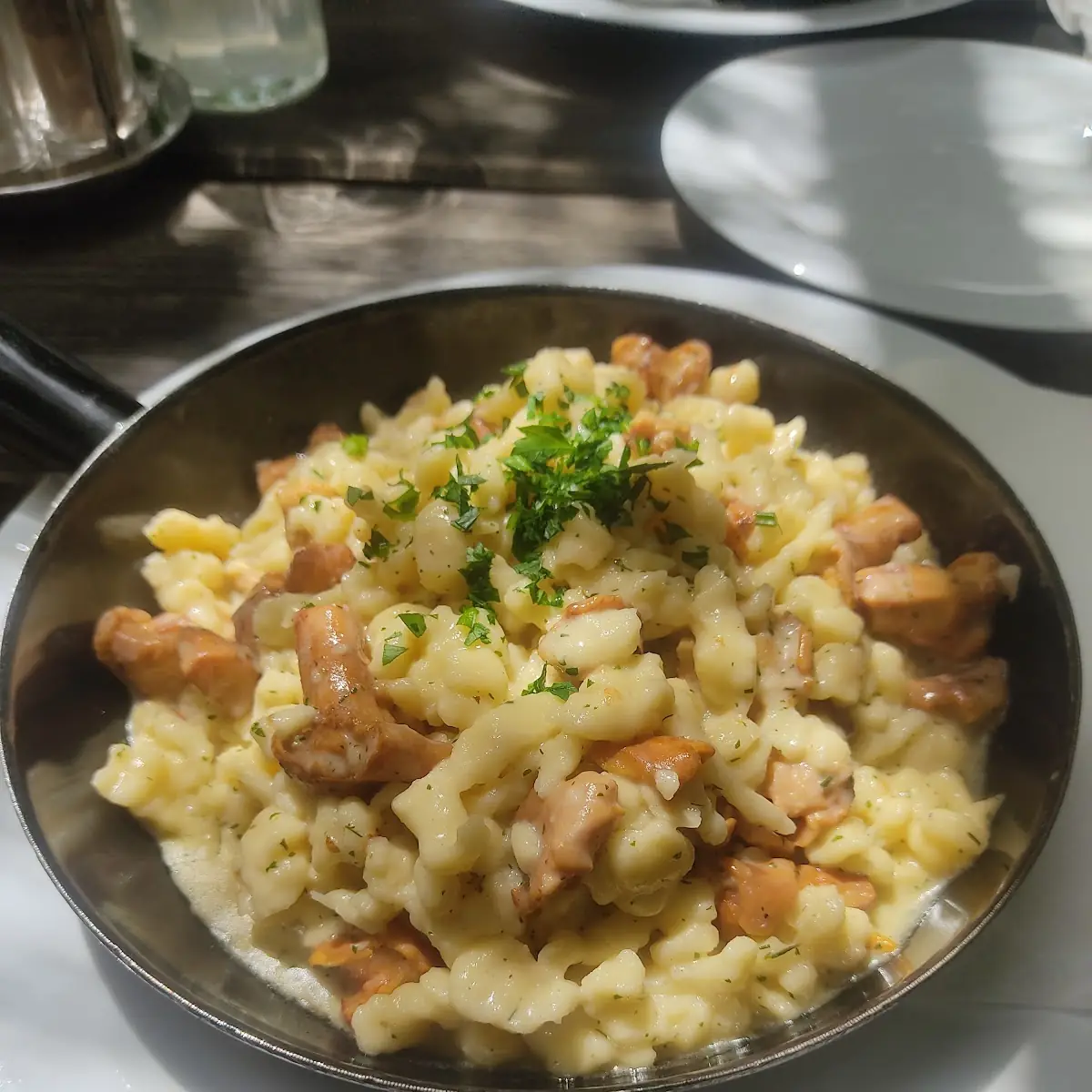Spätzle Mit Eierschwammerl