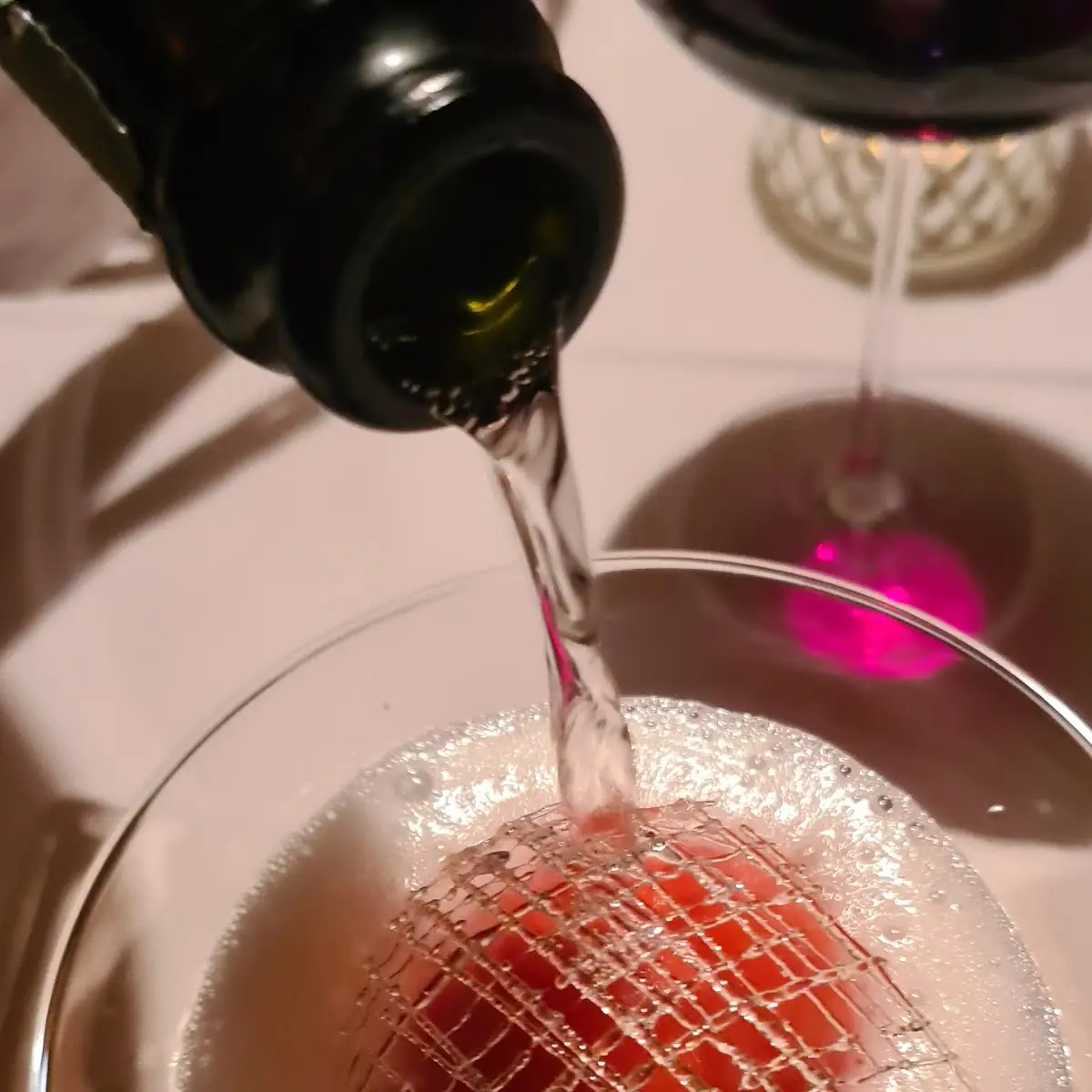 Erdbeersorbet