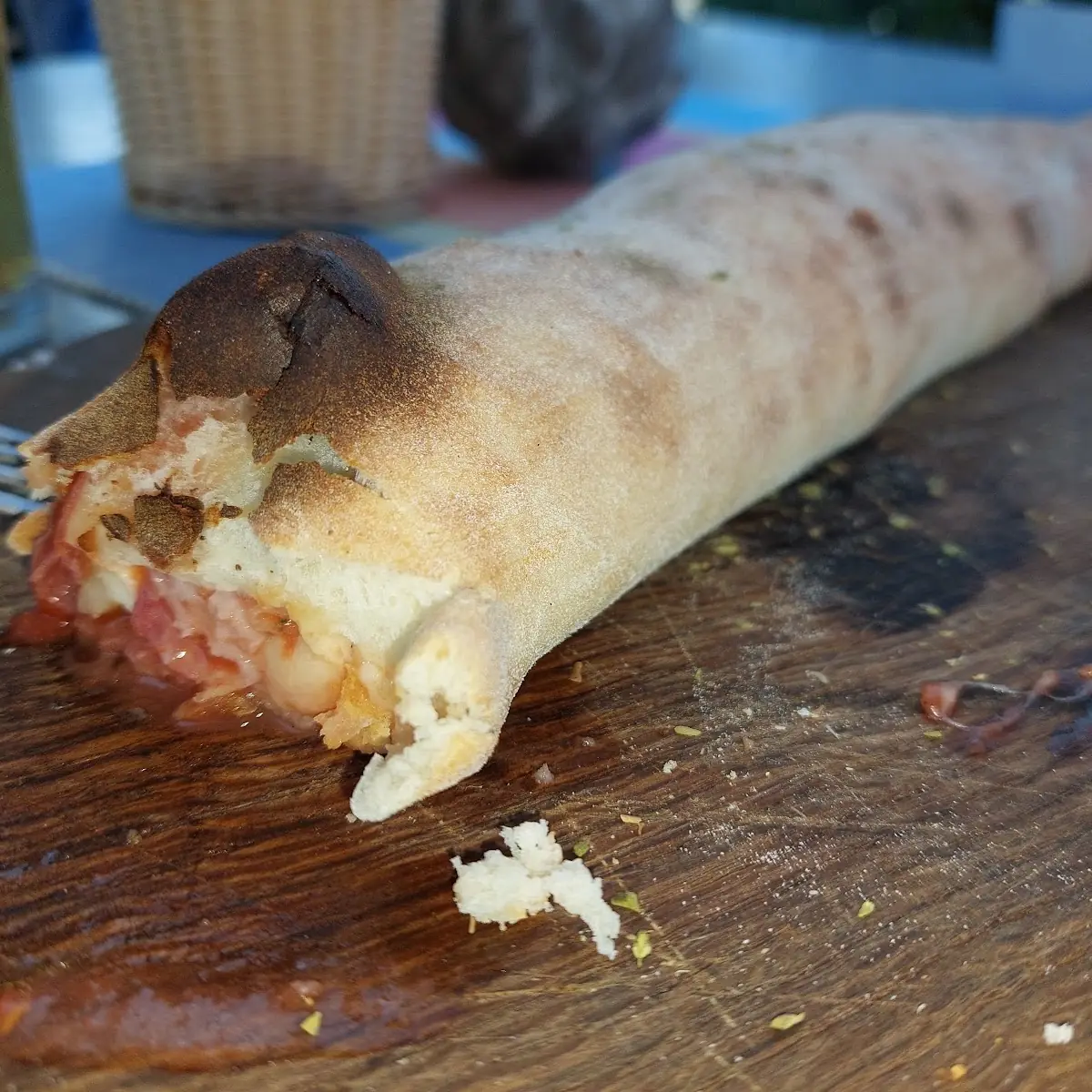 Pizzastange Mit Schinken Und Chamignons