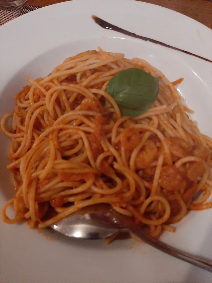 Spaghetti Mit Garnelen