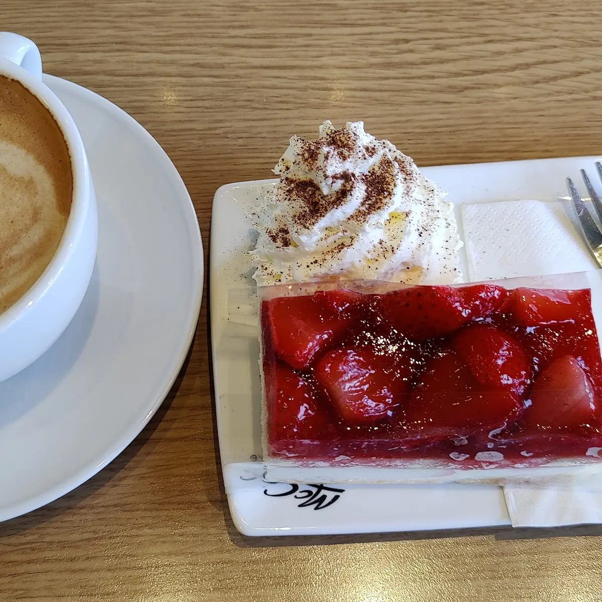 Melange Sahne Erdbeerjogurtkuchen