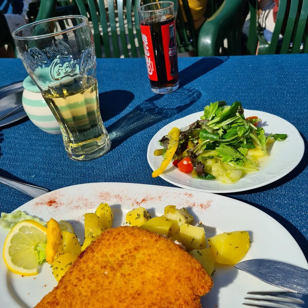 Scholle Gebacken