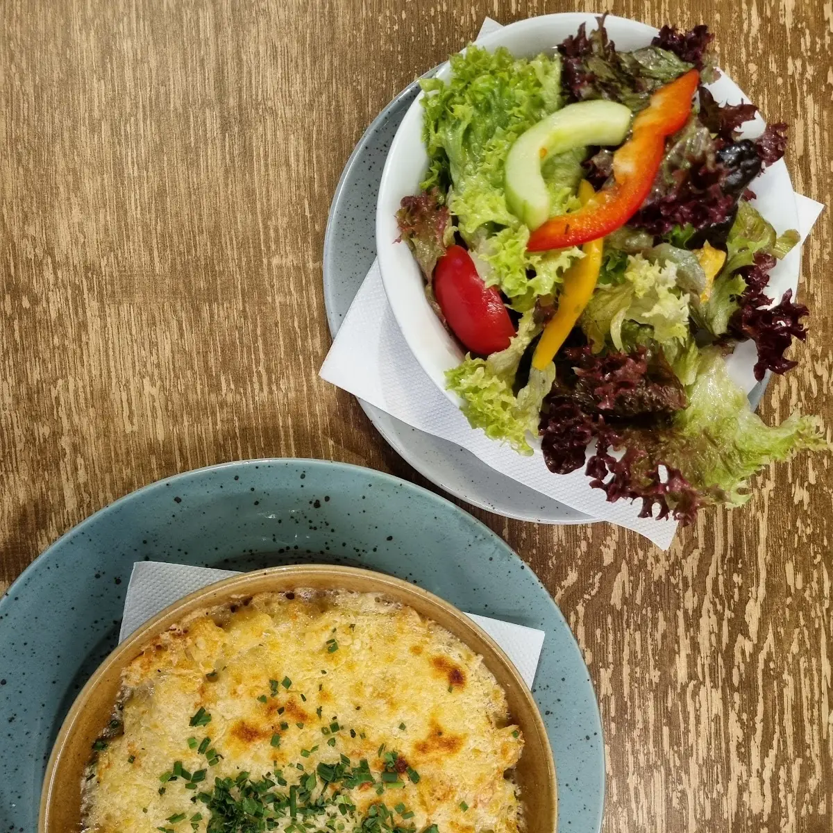 Schinkenfleckerl Überbacken