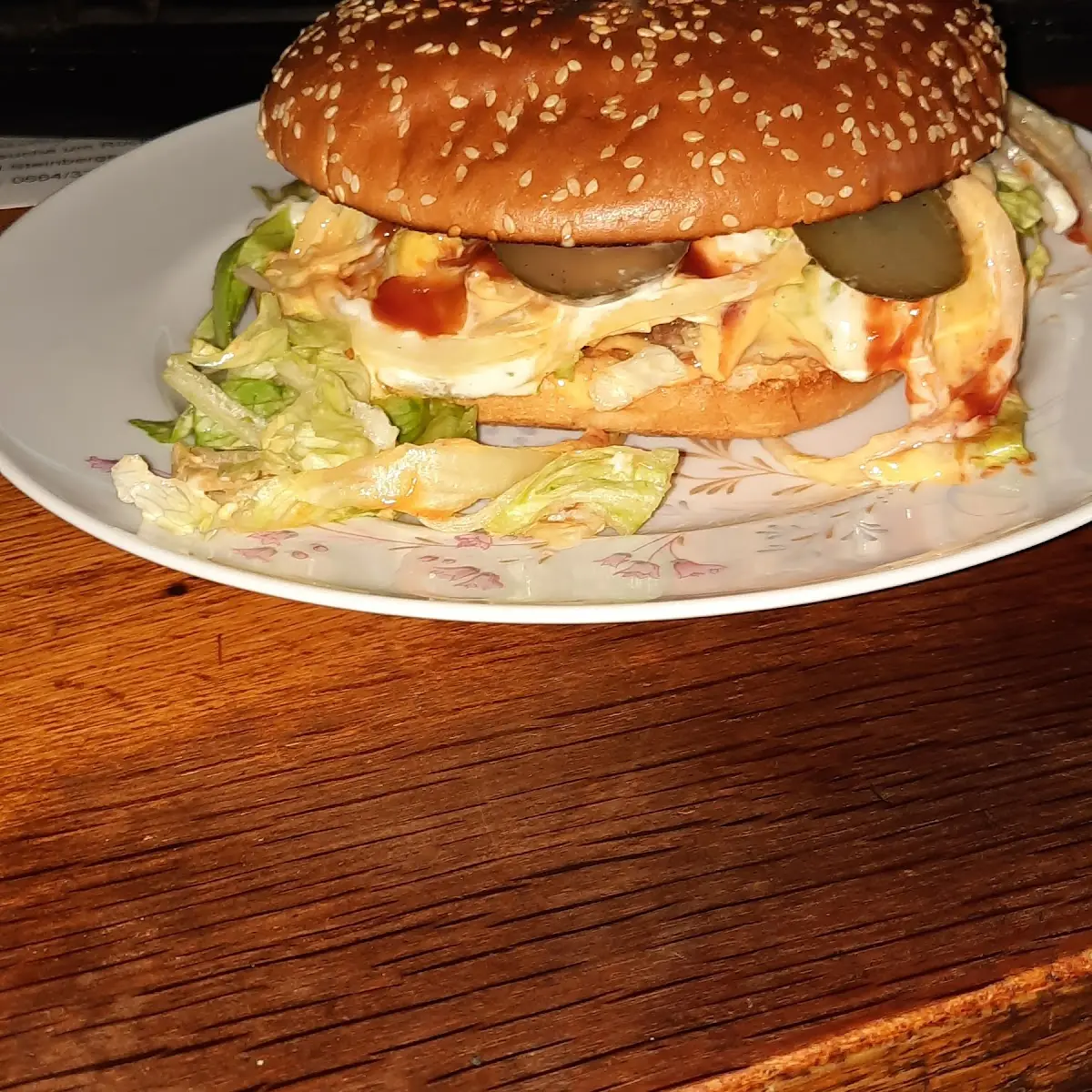 Hamburger Nach Dem Probieren