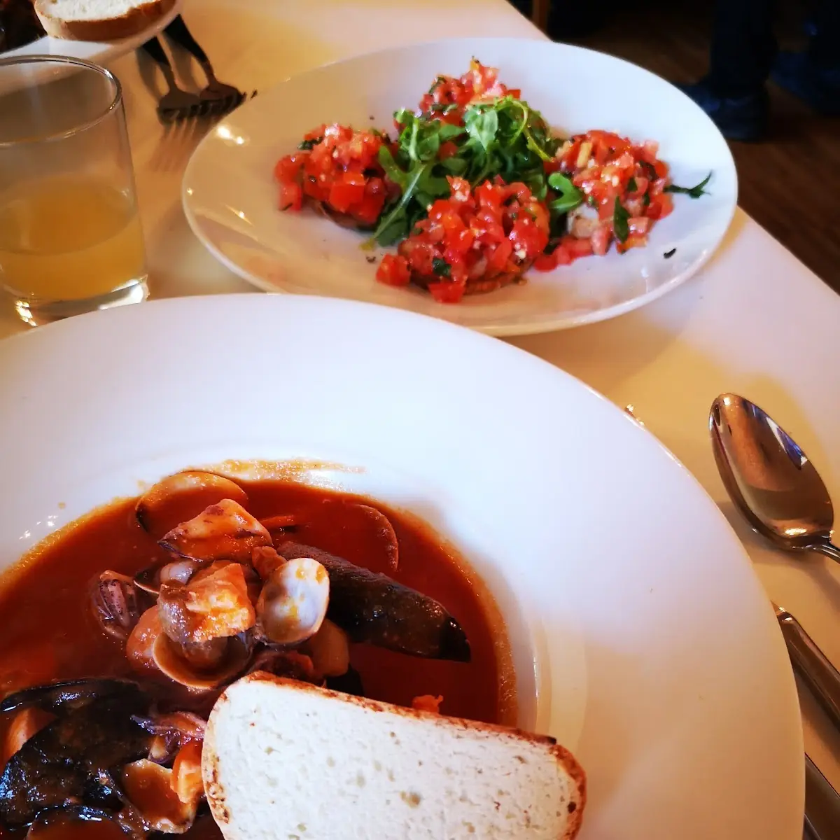 Fischsuppe Bruscetta