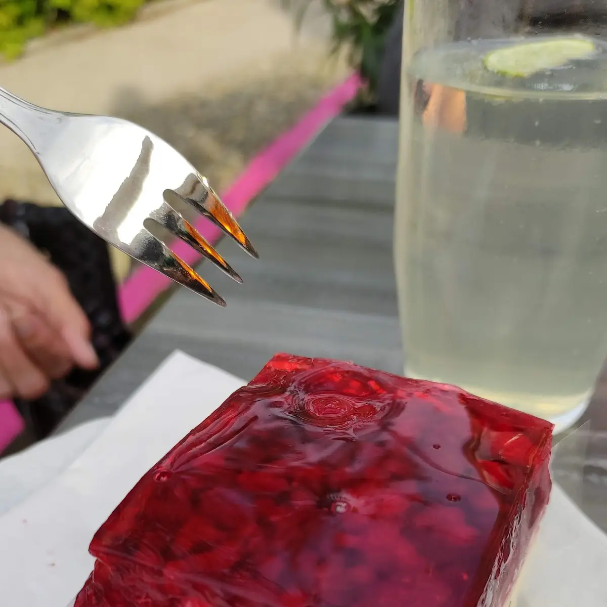 Himbeer-schnitte