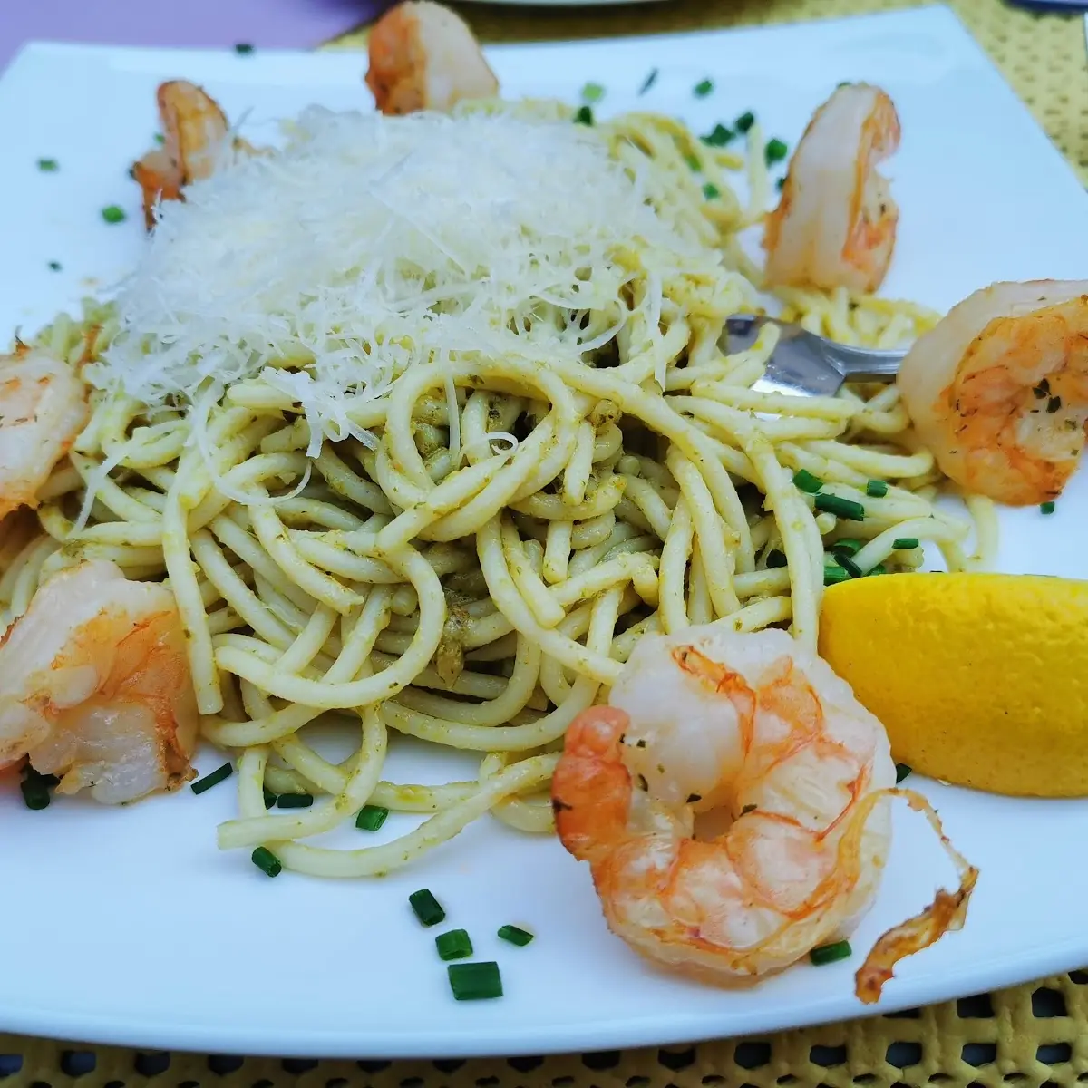 Spaghetti Mit Scampi