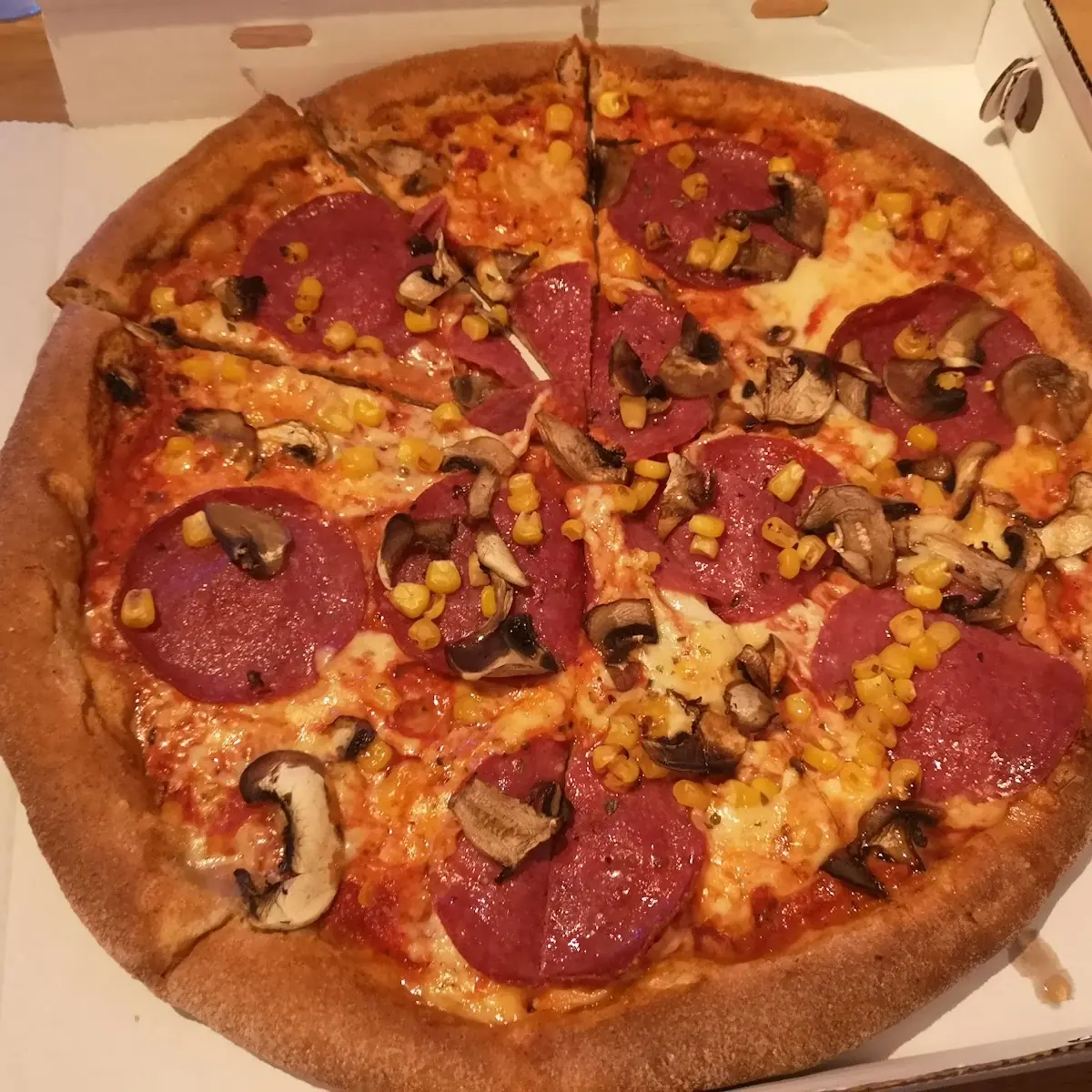 Salami Pizza