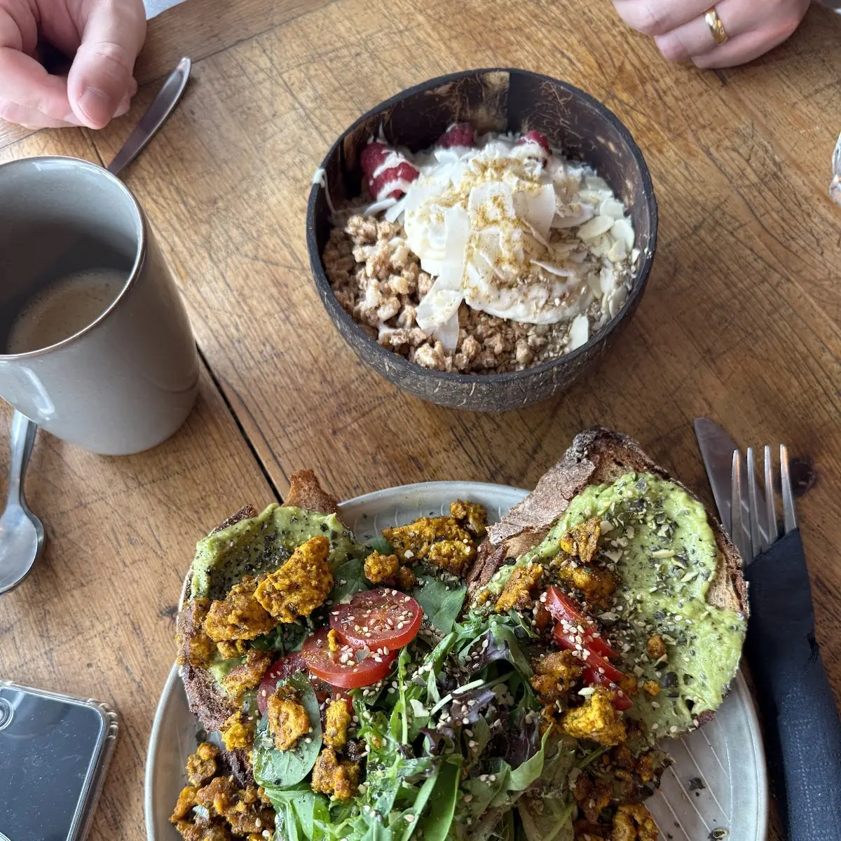 Avocado Mash Vegan Rühreier