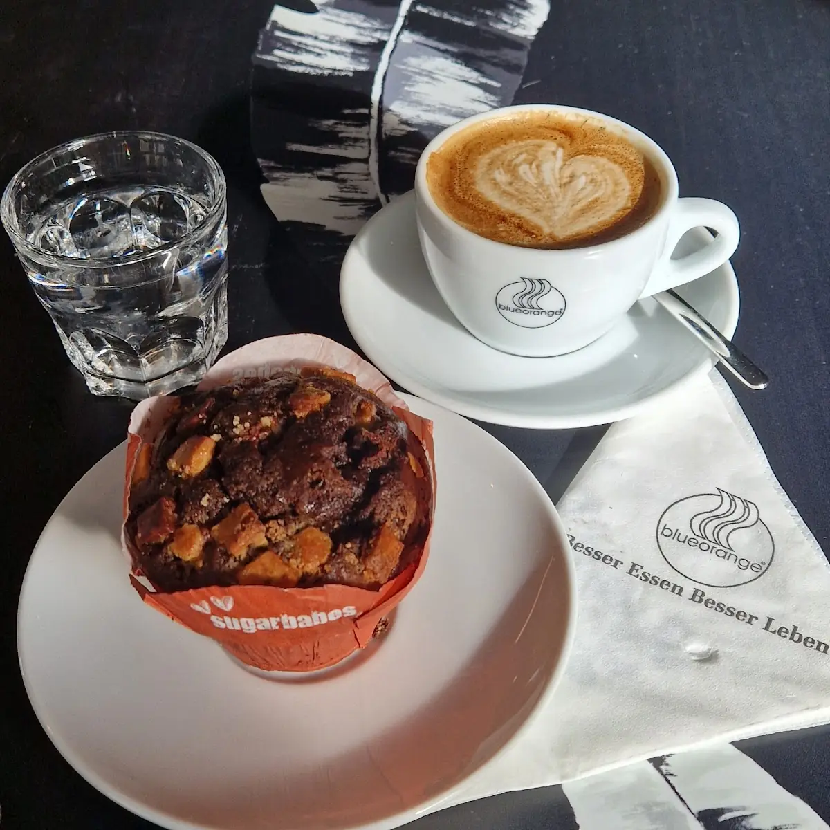 Flat White And Schokomuffin
