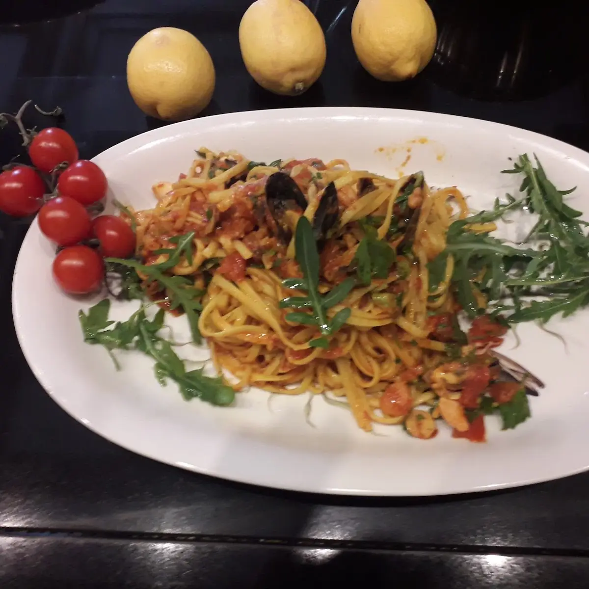 Pasta Frutidemari Con Ruccola