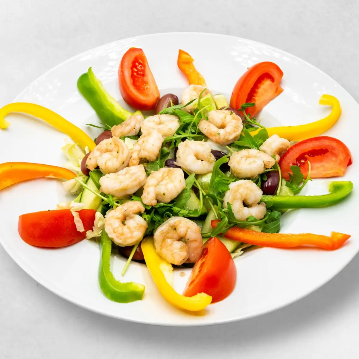 Shrimps Salat