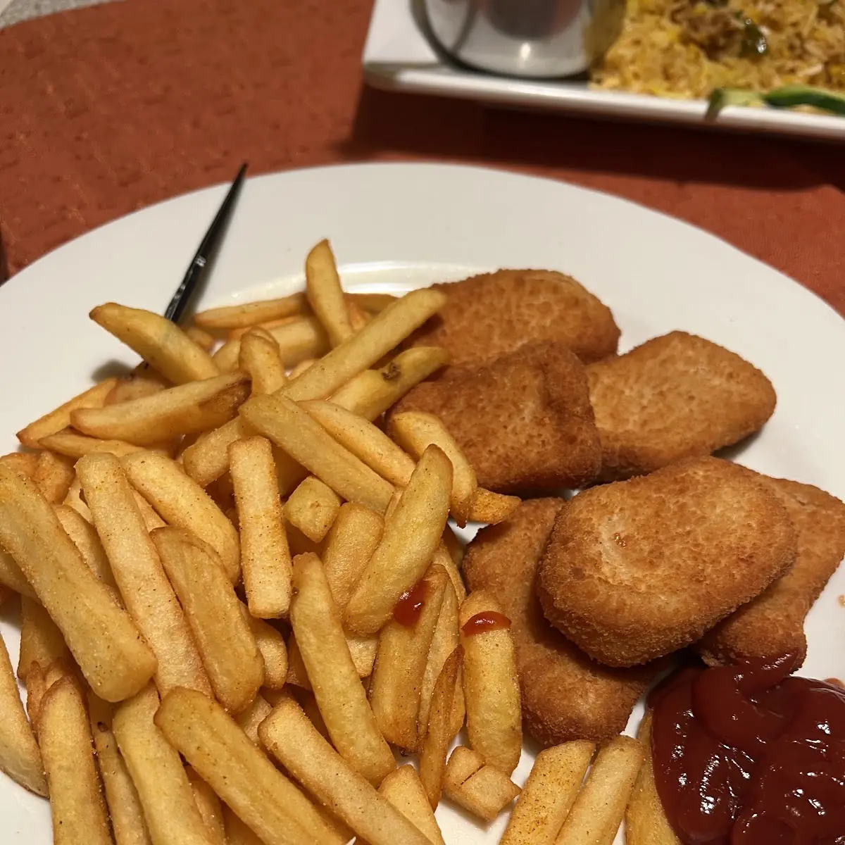 Chicken Nuggets with French Fries