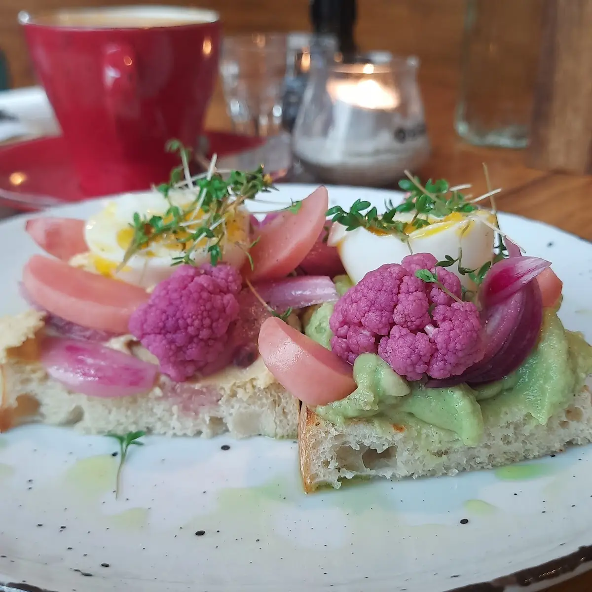 Avocado Hummus Toast