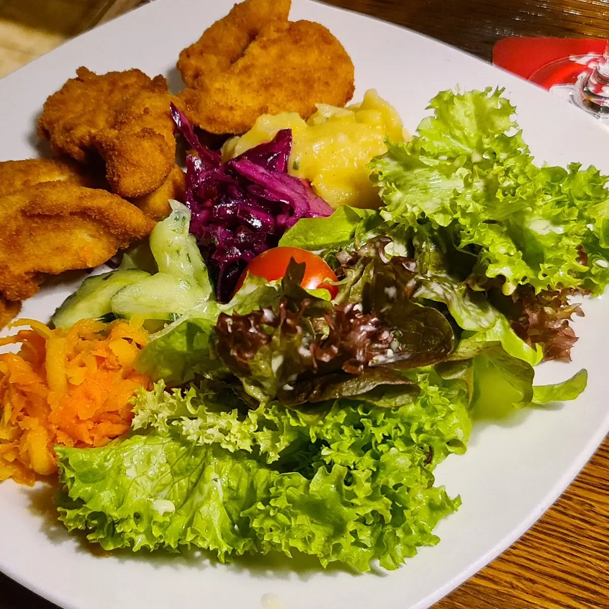 Hähnchenbrust Salatteller