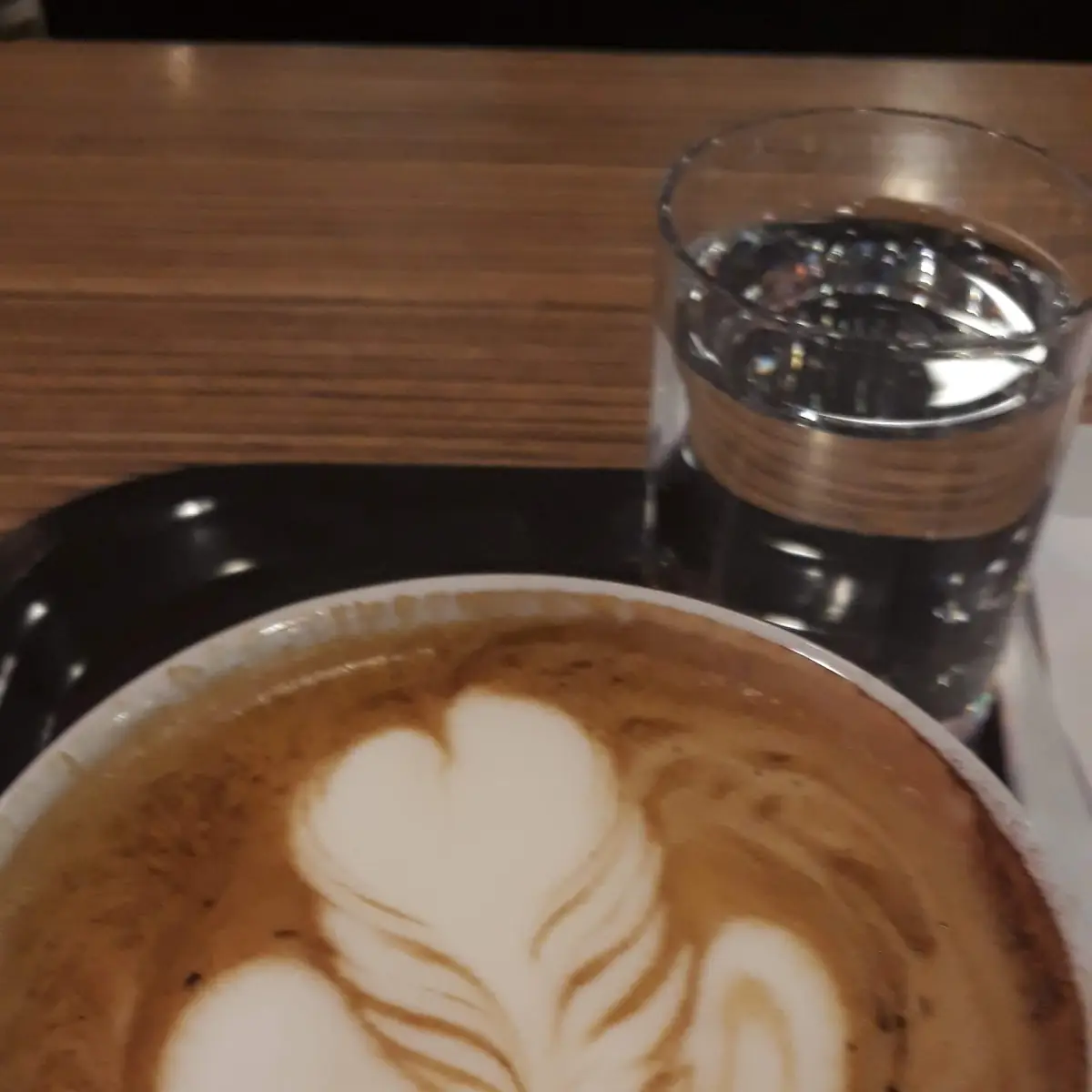 Schöner Cappuccino