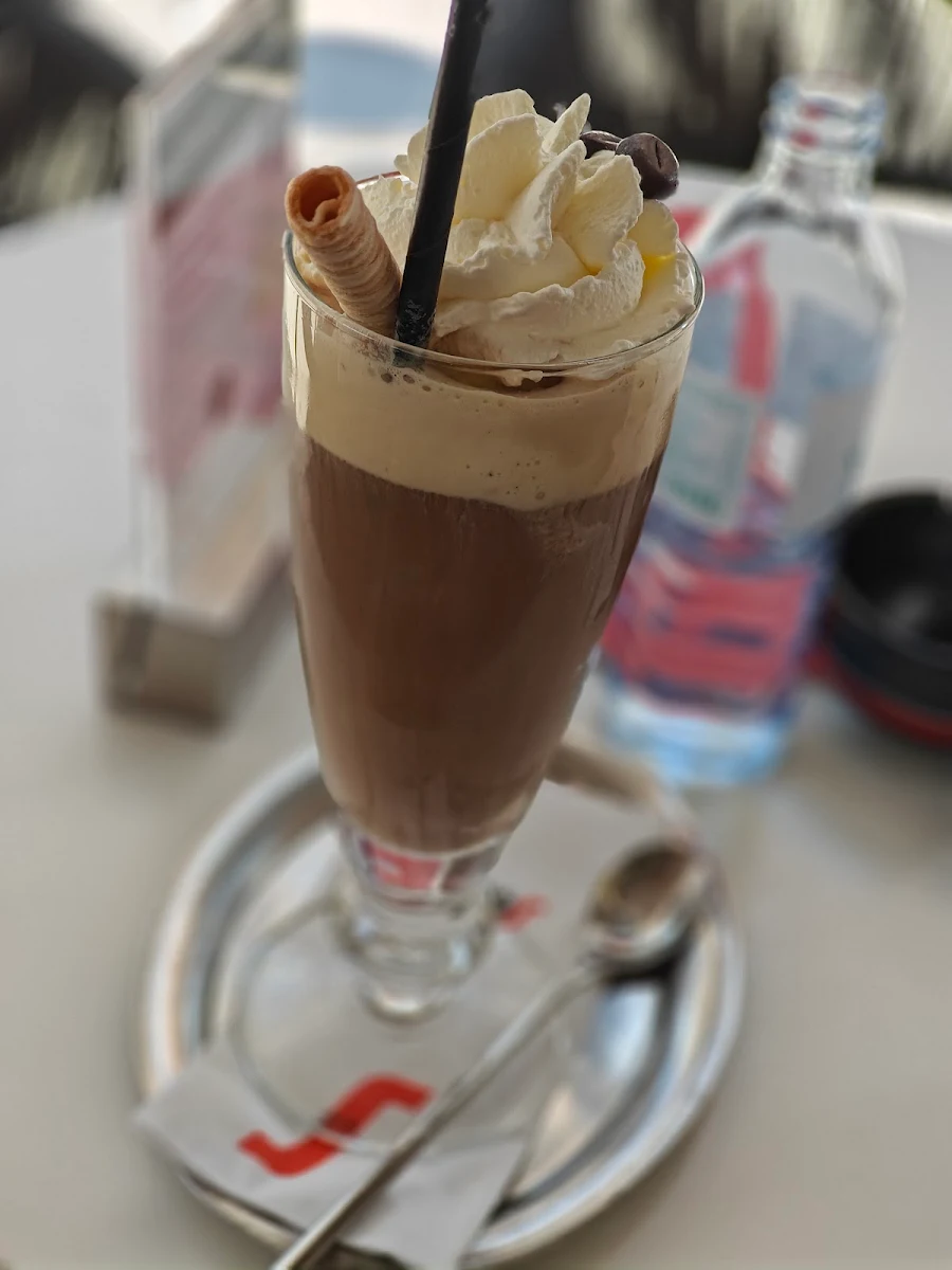 Coffee with Vanilla Ice Cream
