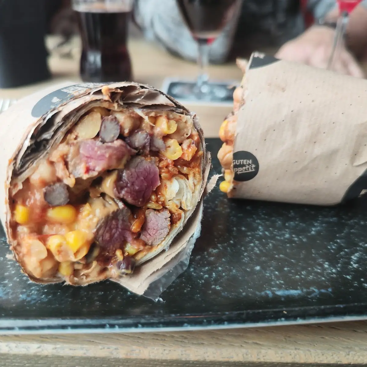 Rindfleisch-burrito Very Spicy