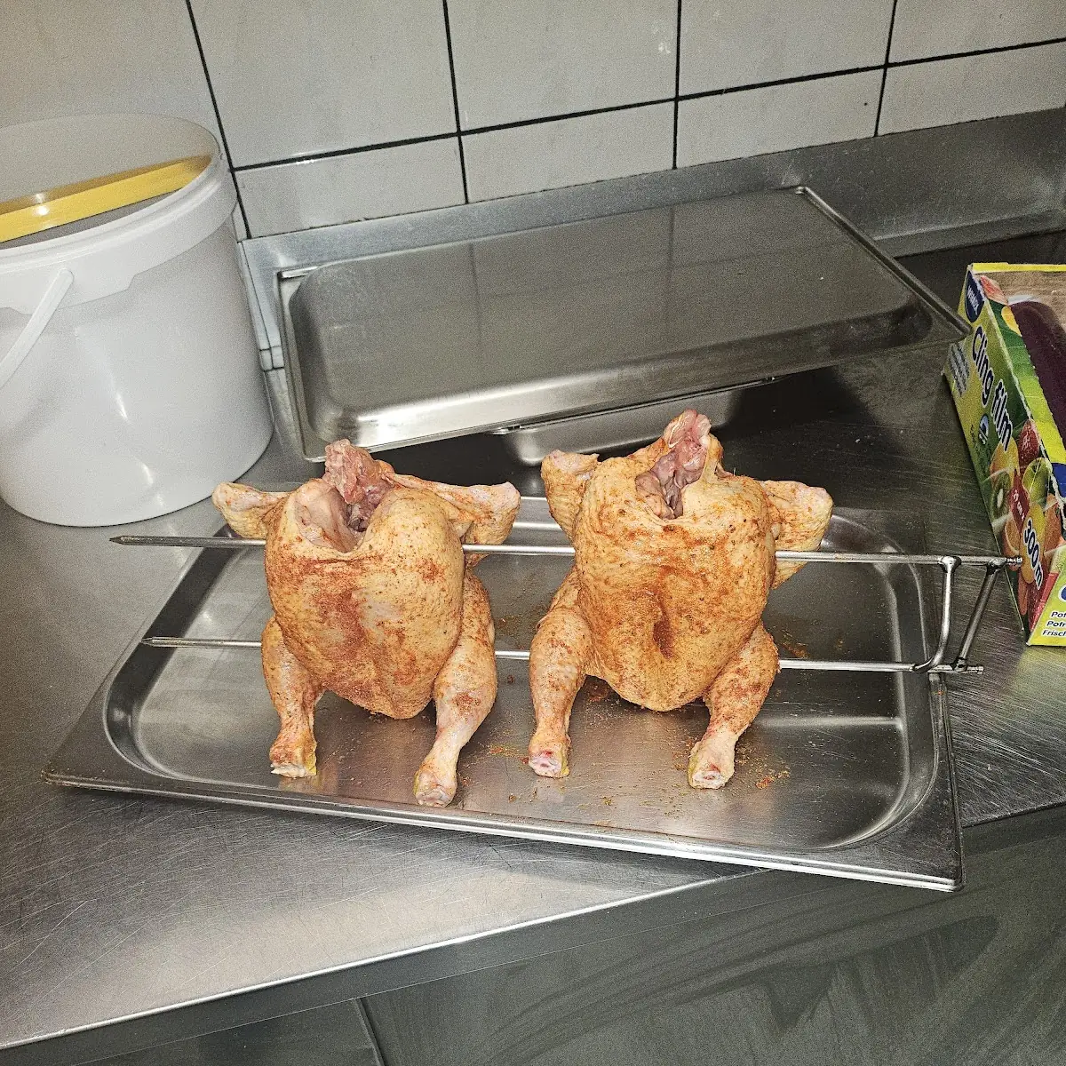 Ganzes Grillhendl