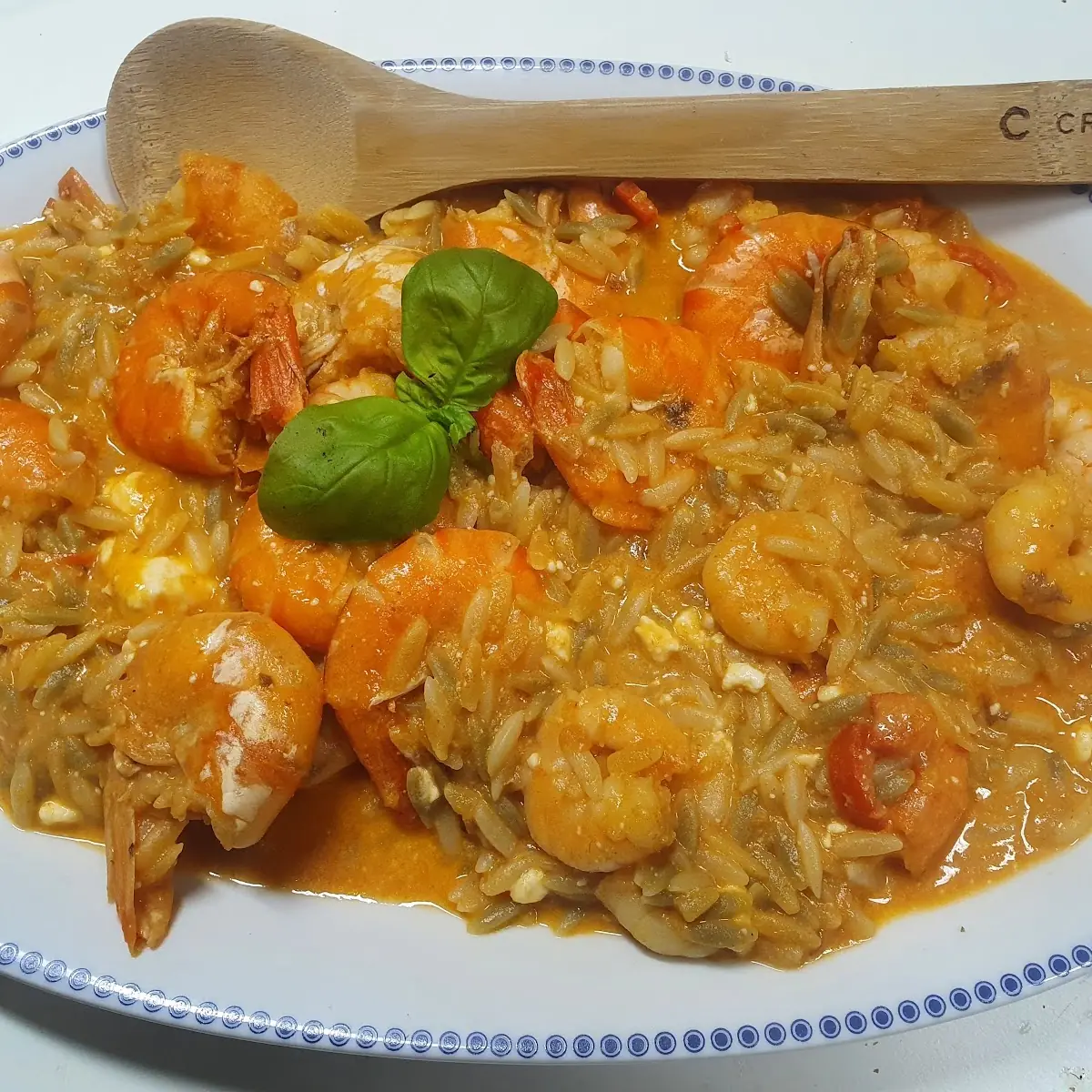 Kritharoto Garnele