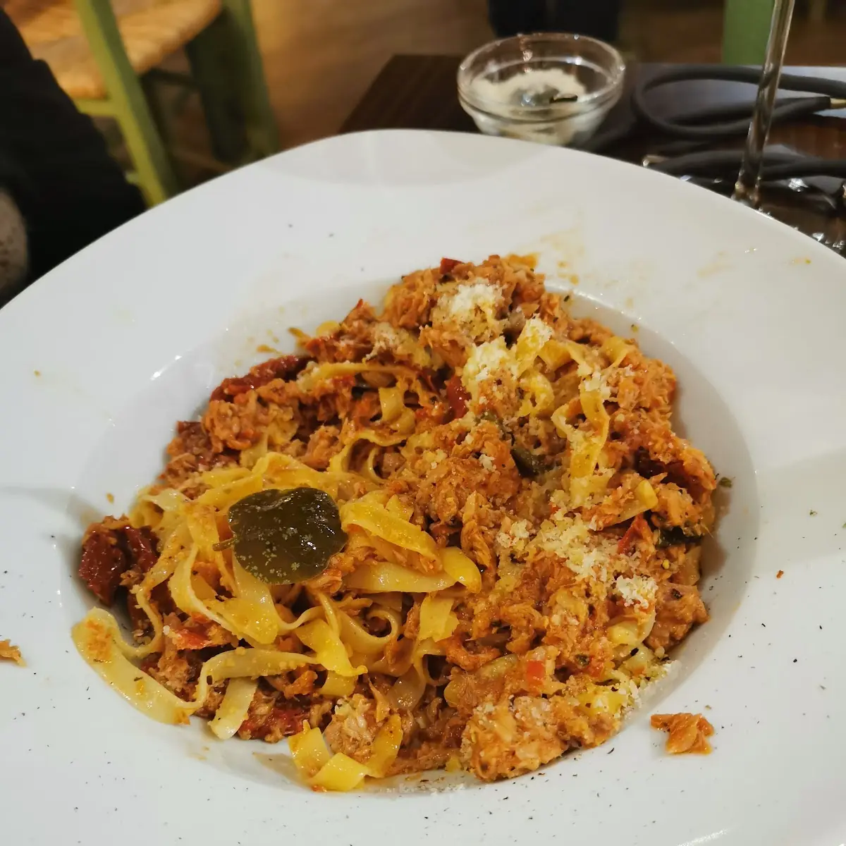 Thunfisch An Tagliatelle Chili