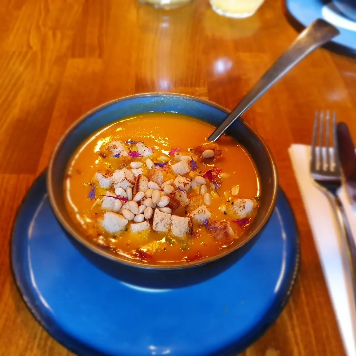 Kürbiscremesuppe