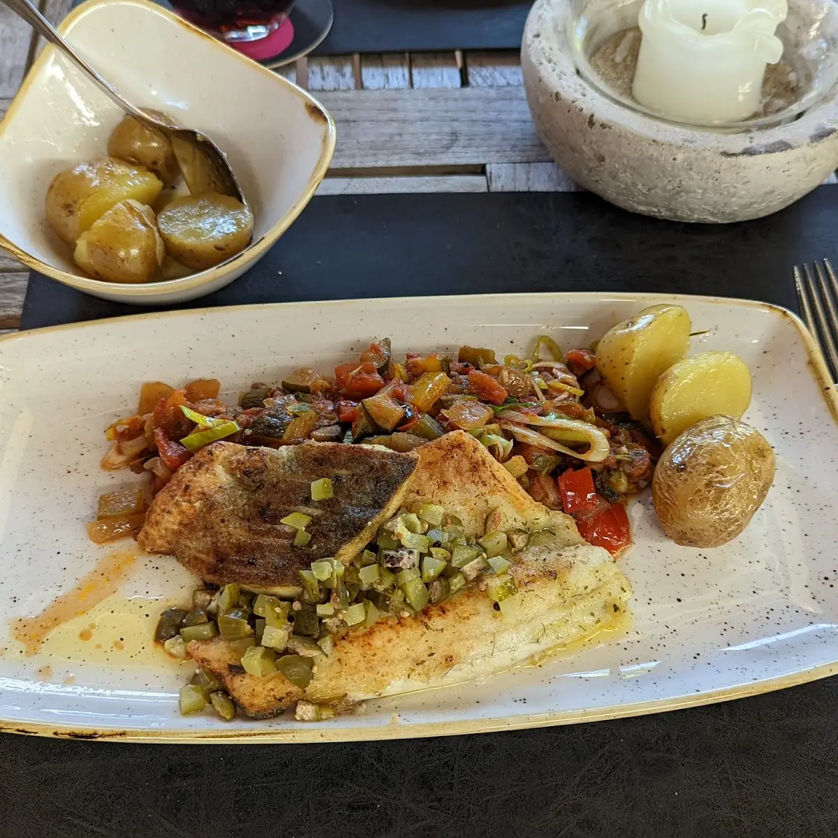 Zanderfilet Mit Rosmarin Kartoffeln