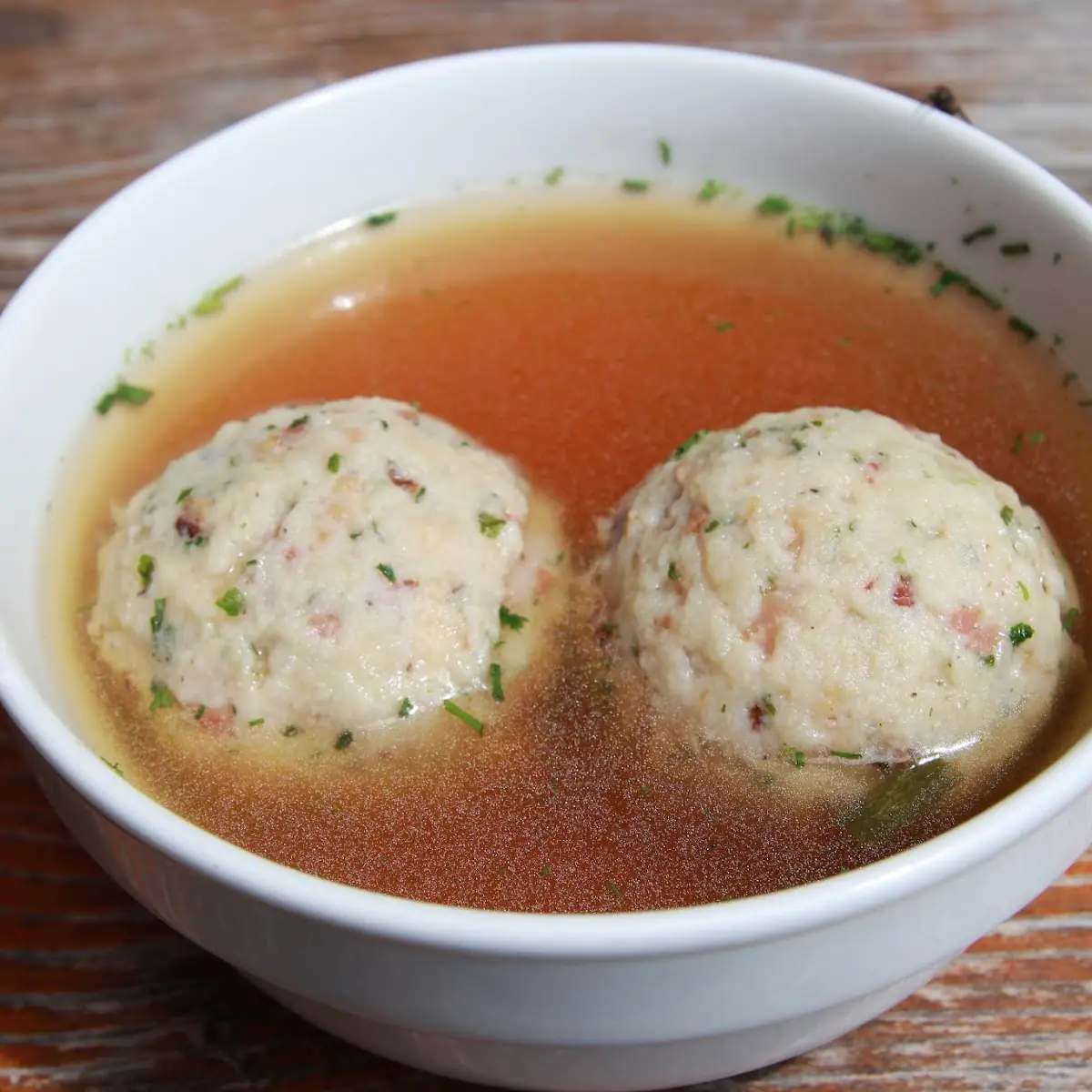 Speckknödelsuppe