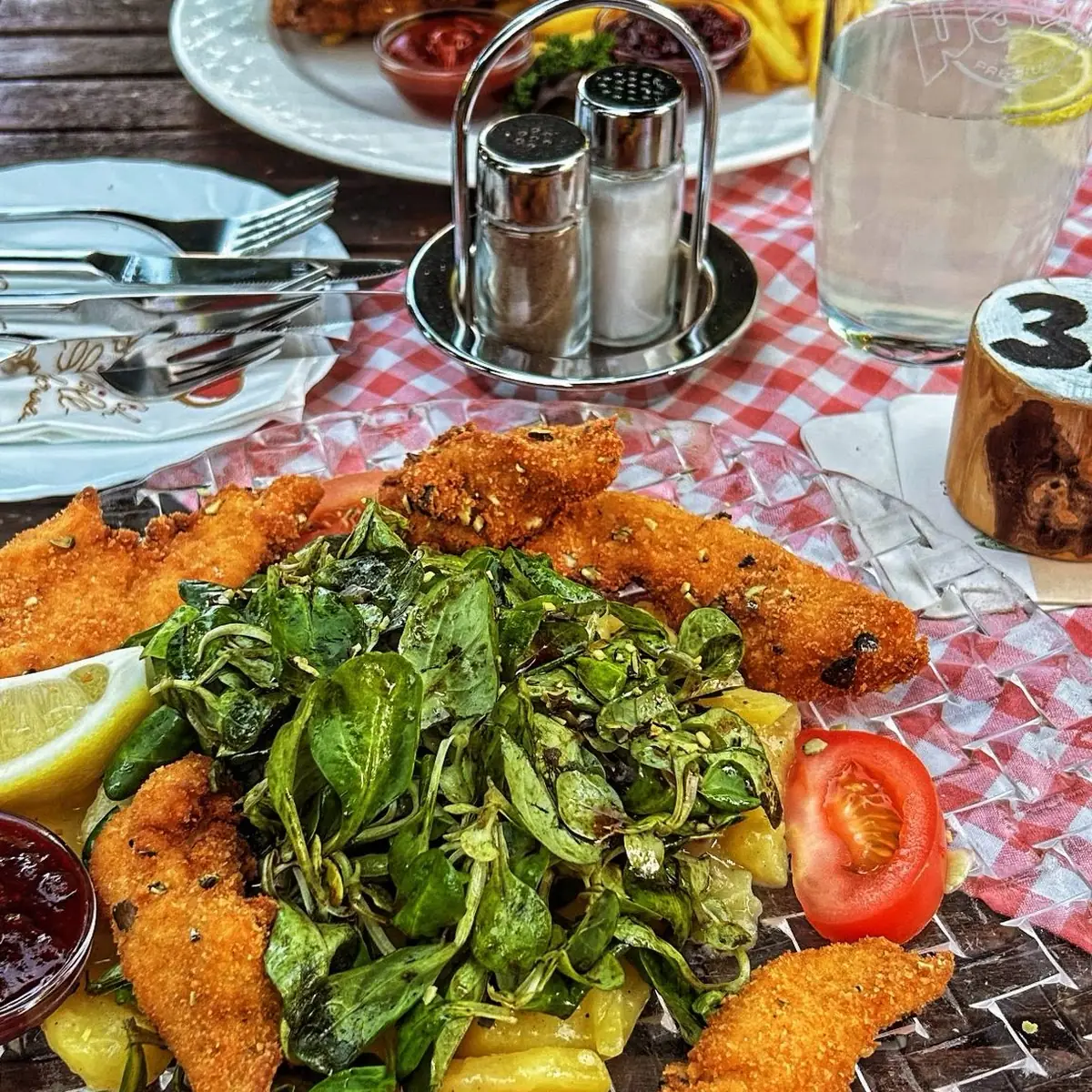 Backhendlsalat