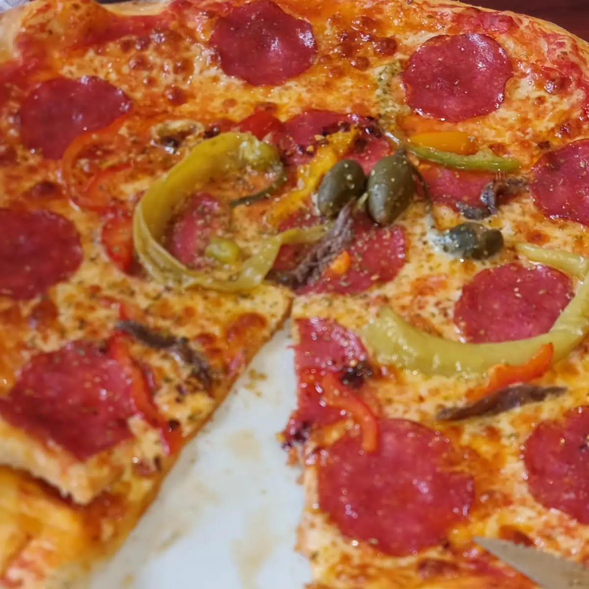 Pizza Diavolo Scharf