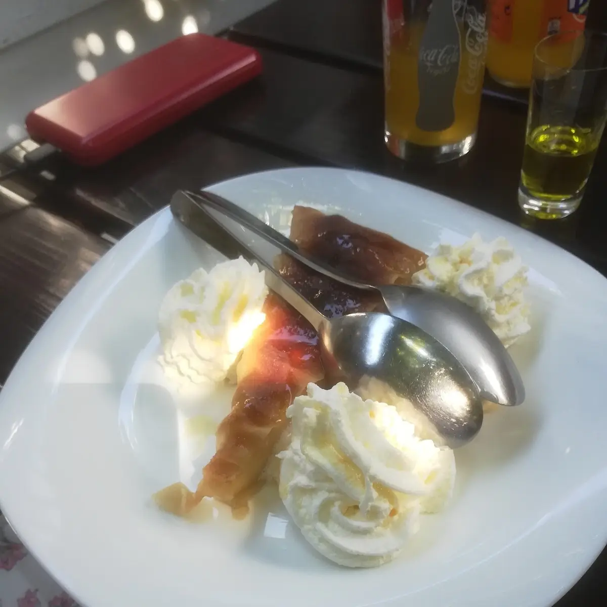Grieskuchen Mit Vanilleeis