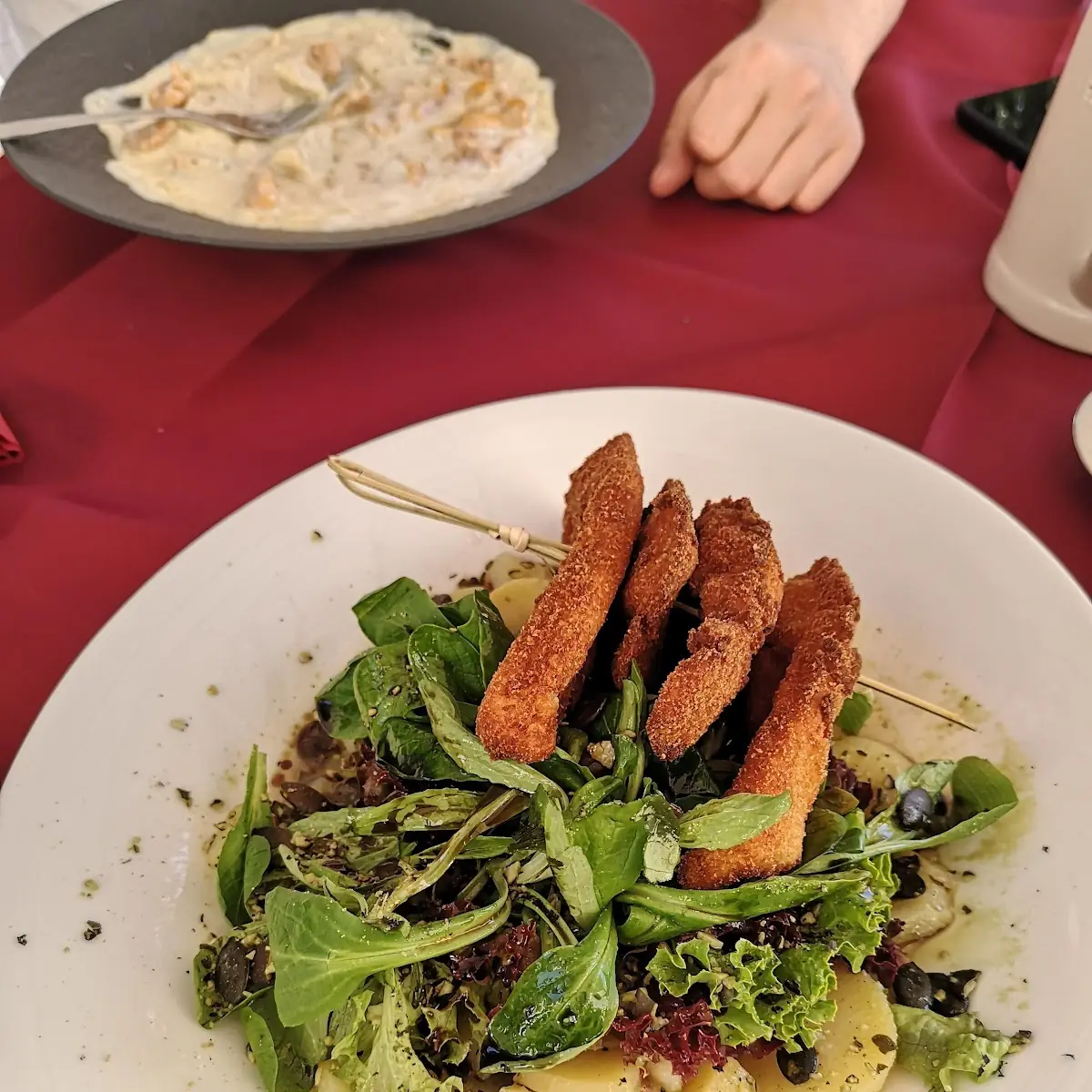 Backhendl Salat