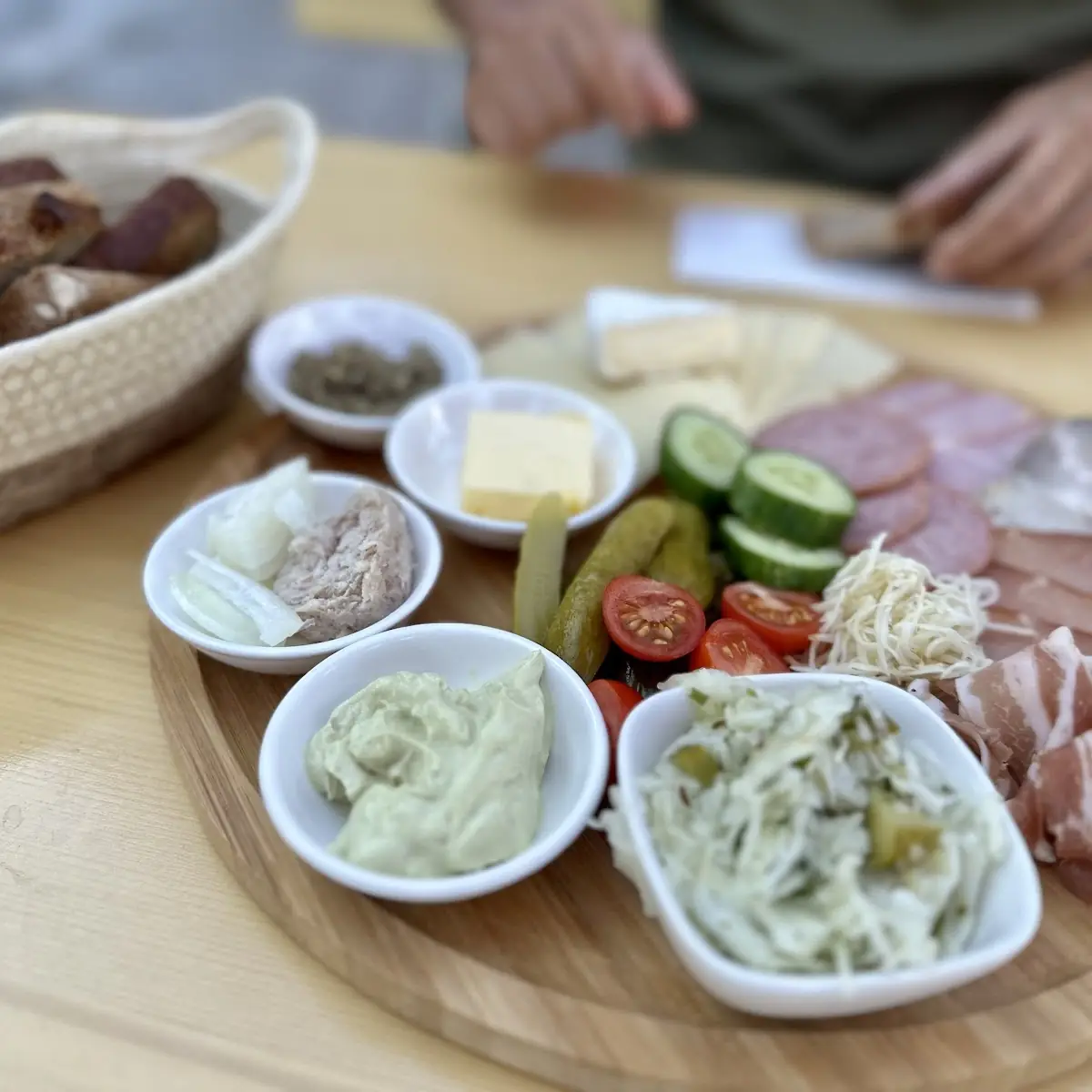 Große Brettljause