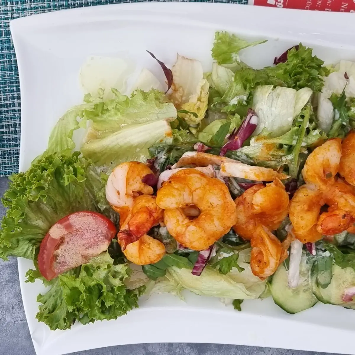 Salat Mit Meeresfrüchten