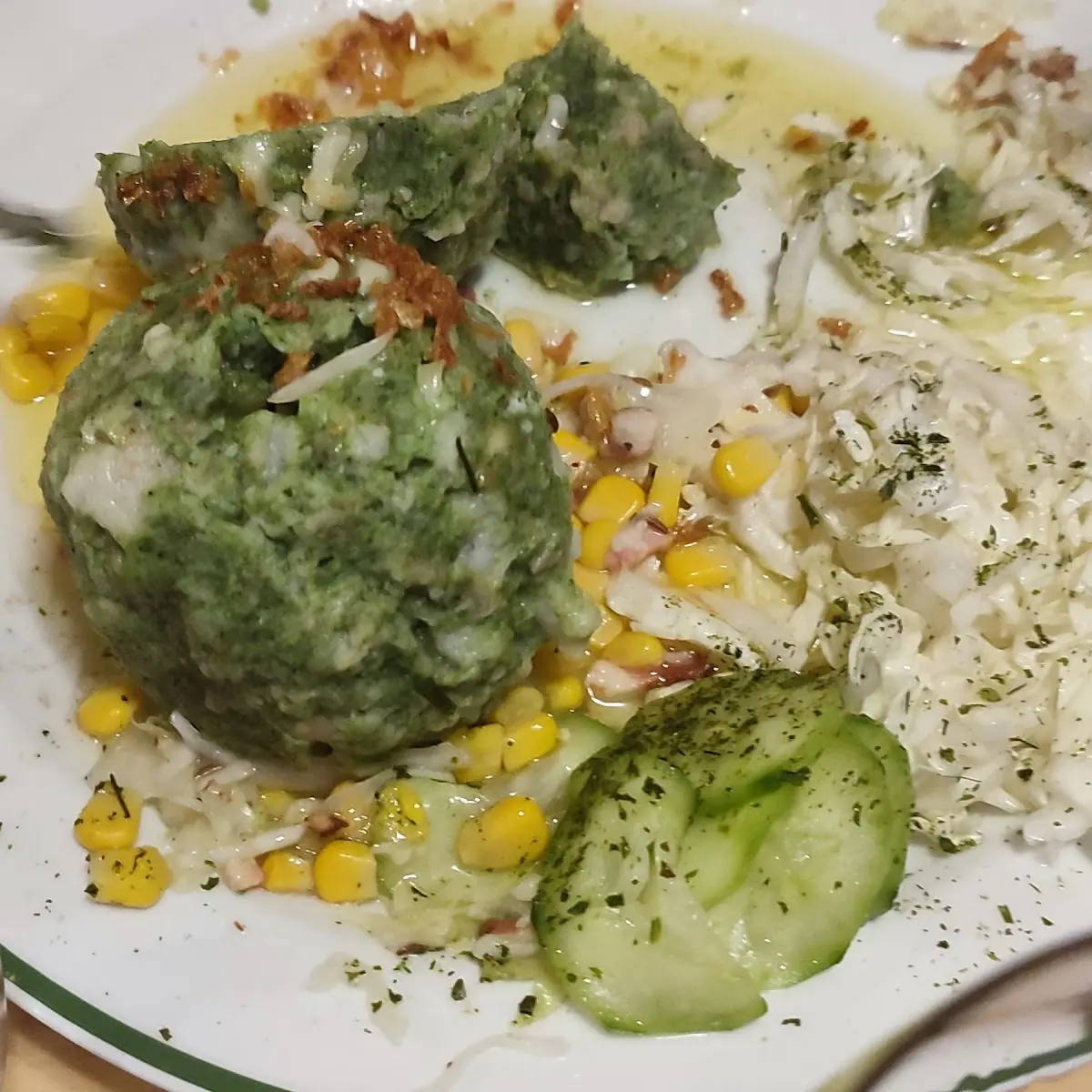 Spinatknödel