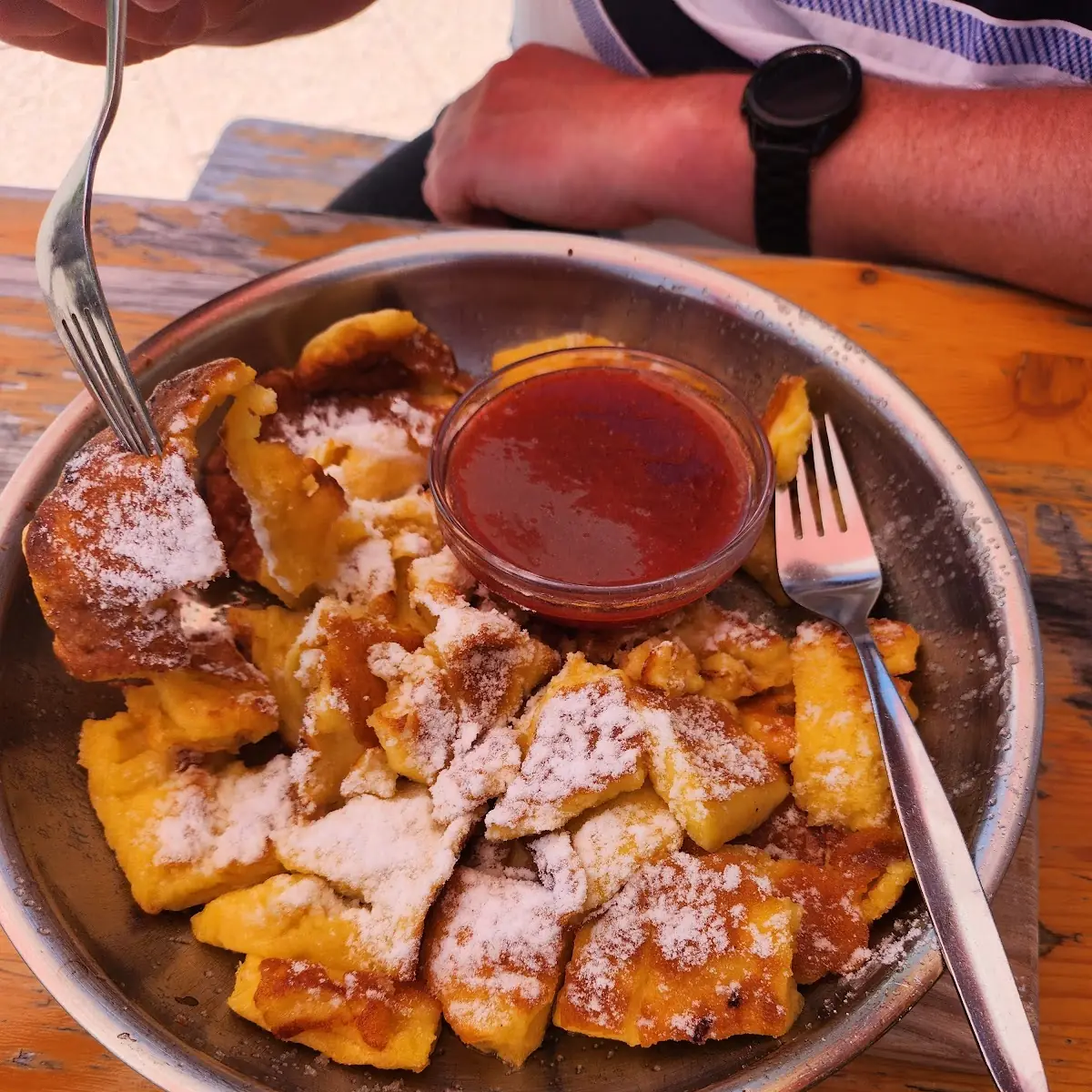 Kaiserschmarrn Mit Heidelbeere