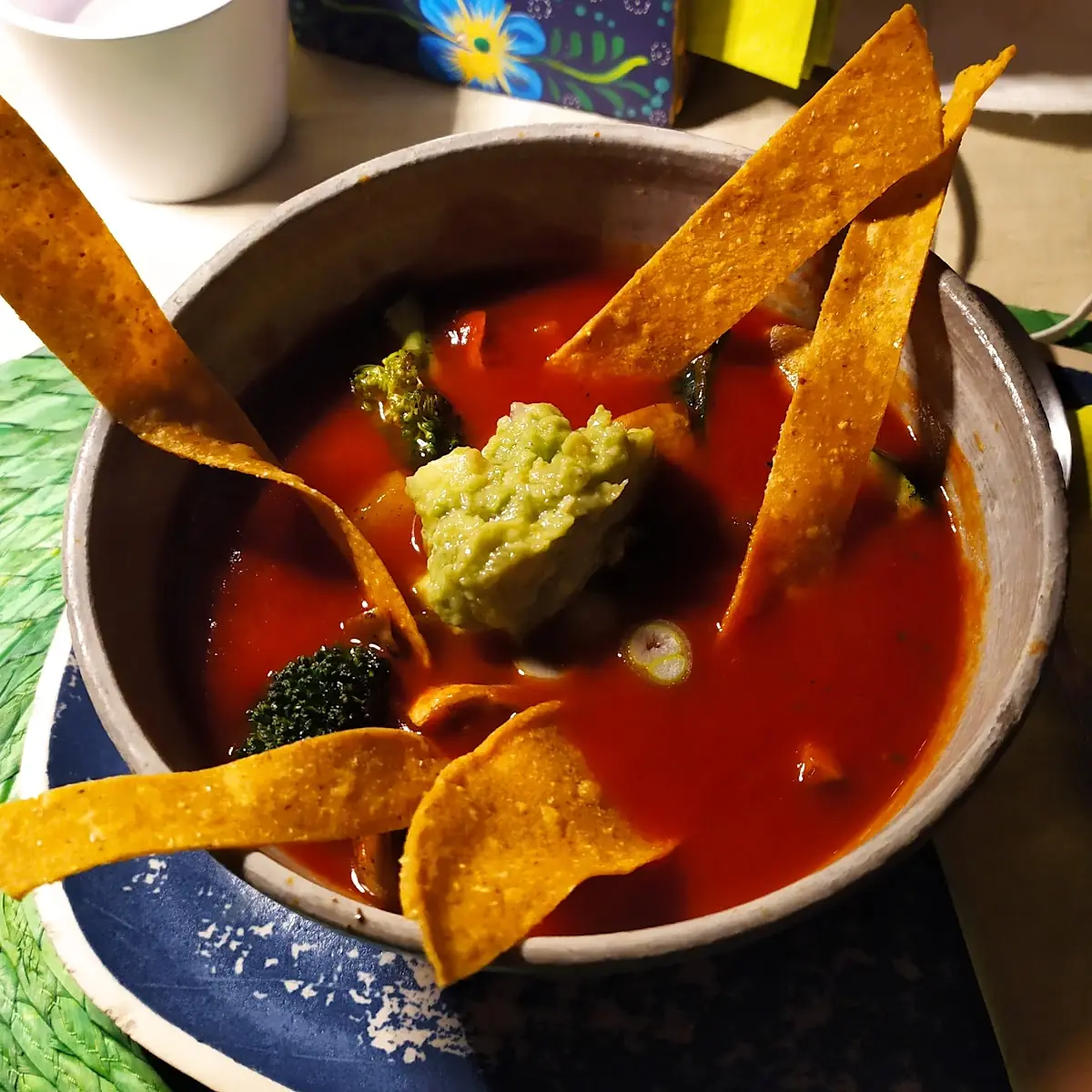 Atztec Soup Vegan