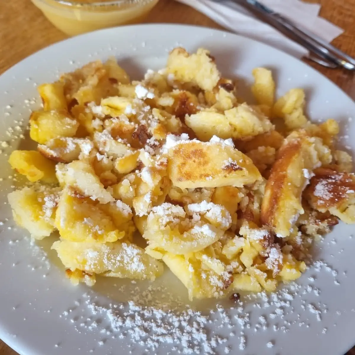 Kaiserschmarrn Mit Apfelmus
