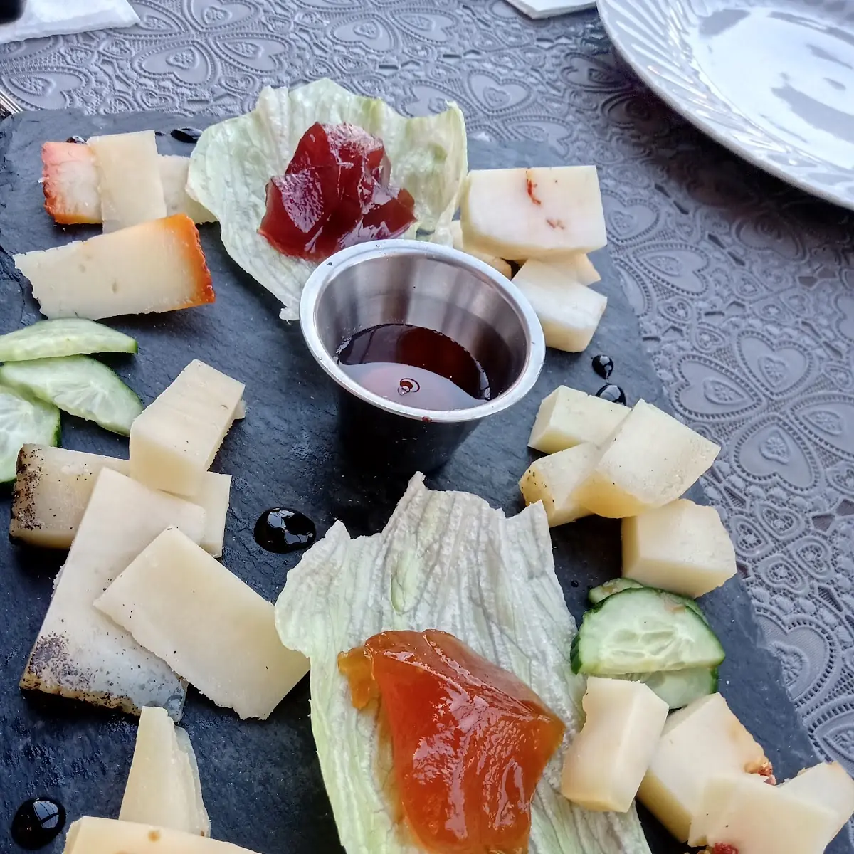 Italienischer Käseplatte