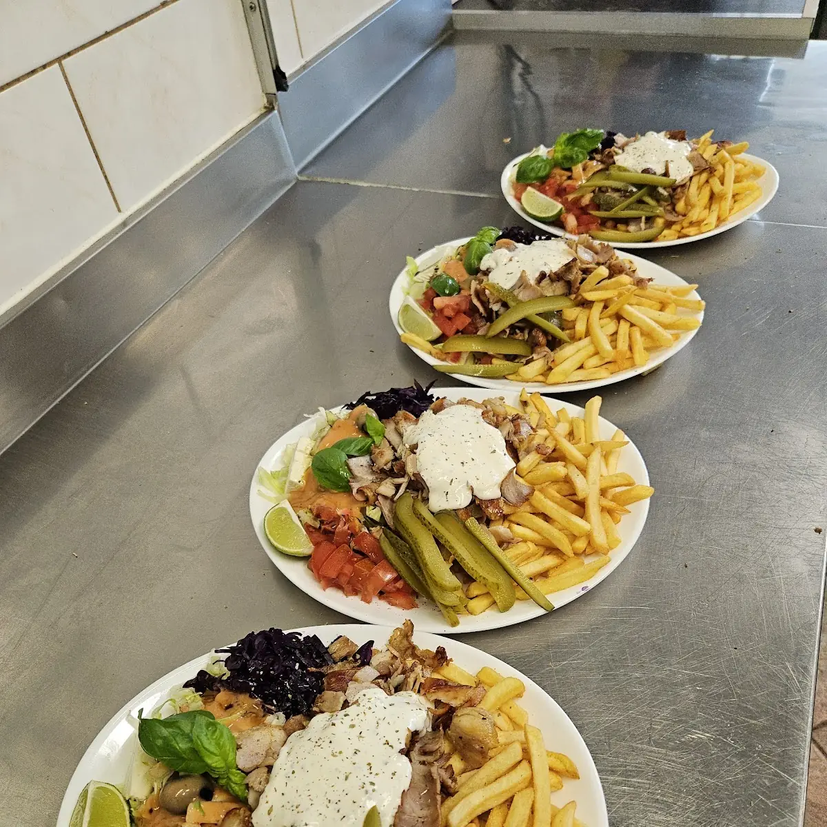 Kebap Auf Teller