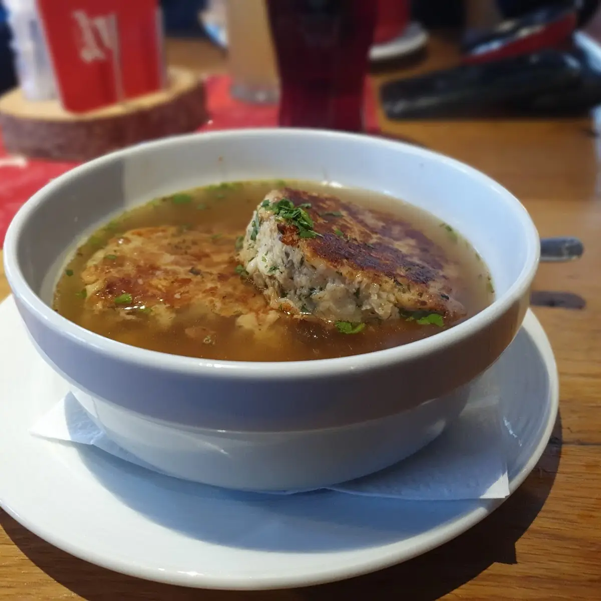 Kasspressknödelsuppe
