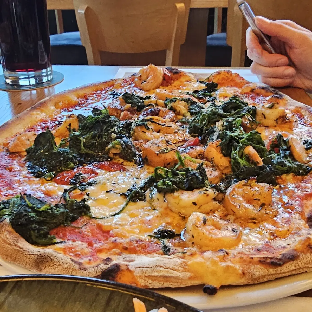 Pizza Gamberi E Salomone