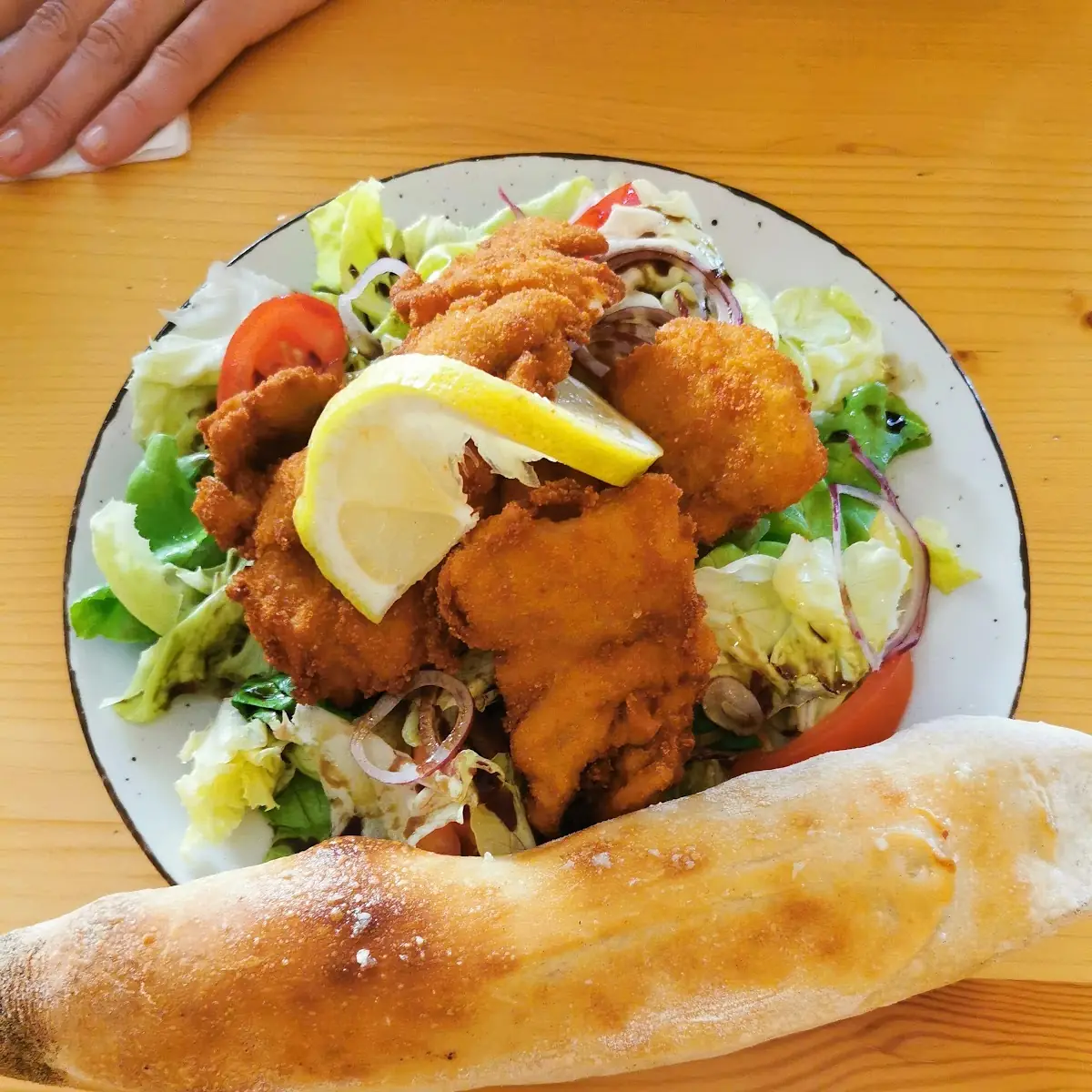 Backhendlsalat