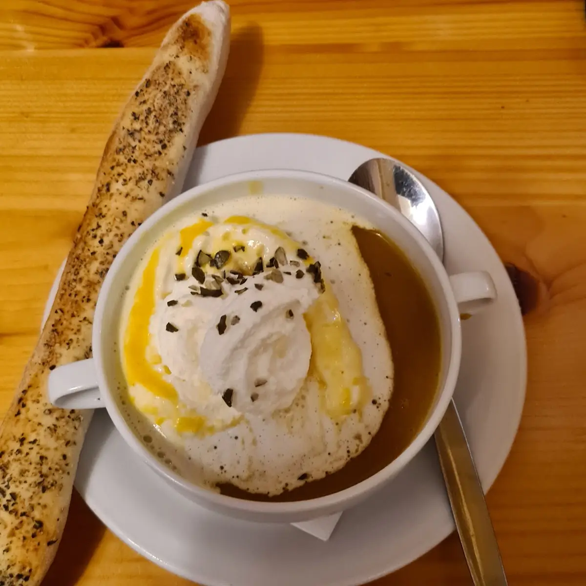 Kürbiscremesuppe