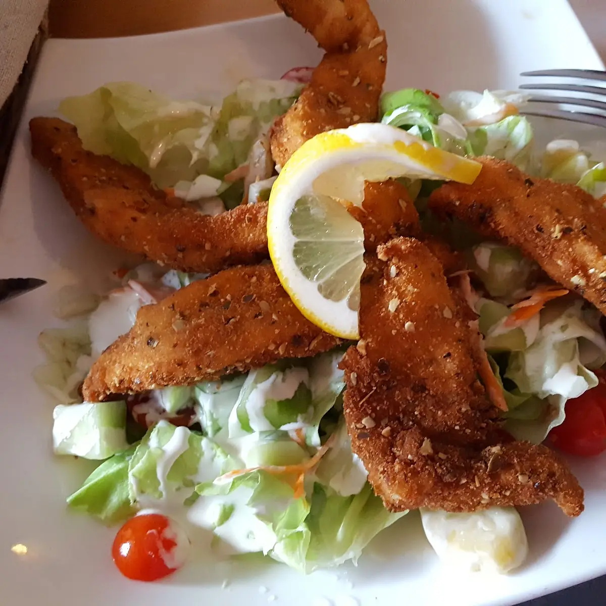 Salat Mit Putenstreifen
