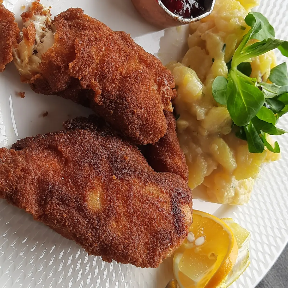 Backhändl Mit Kartoffelsalat