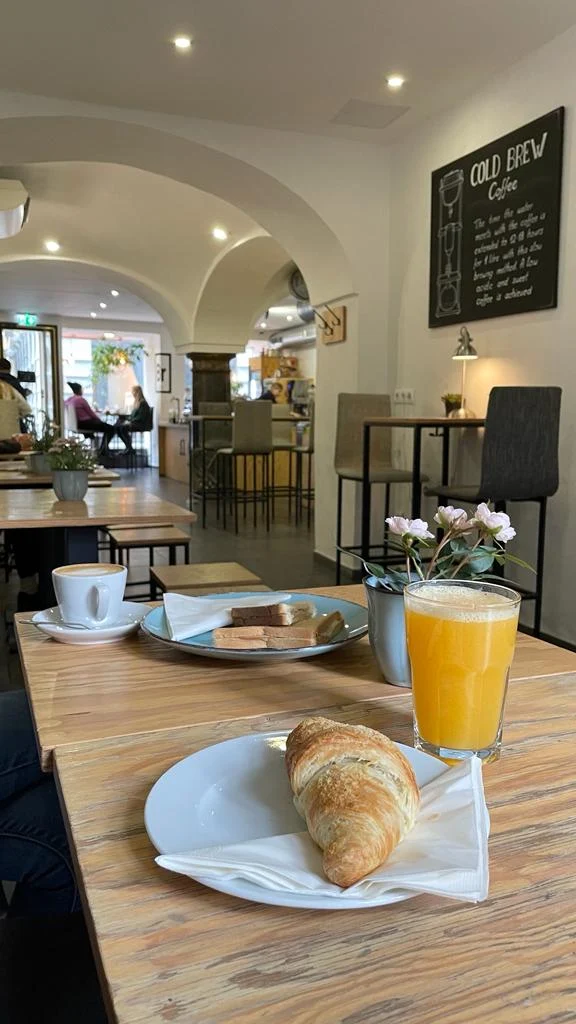 Cappuccino Toast Croissant Orange Juice