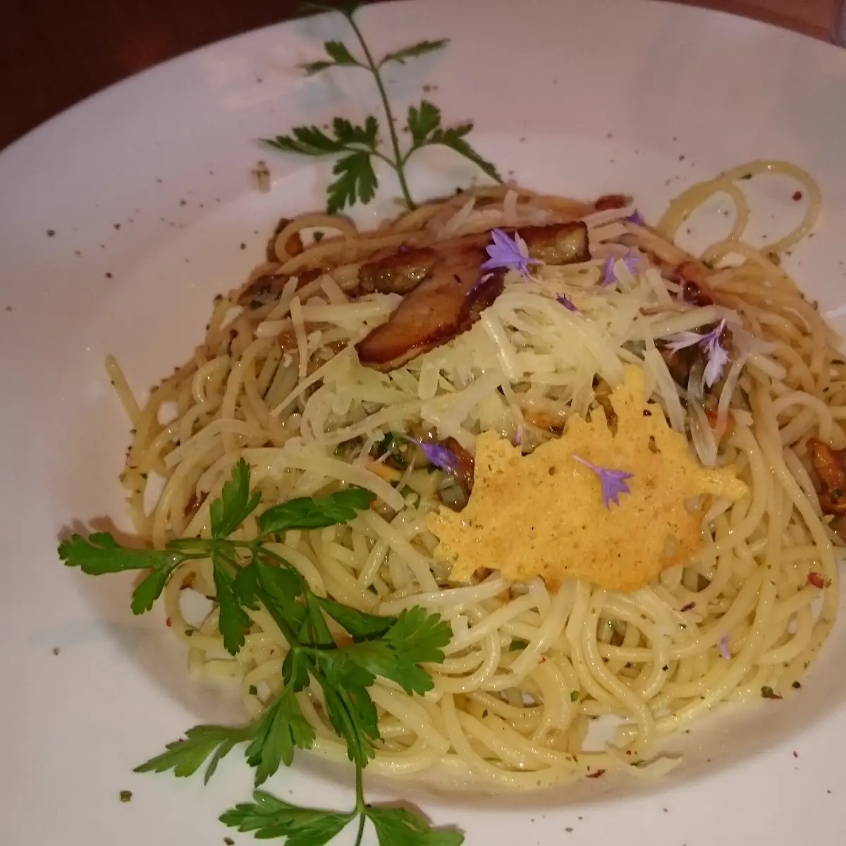 Spaghetti Mit Frischen Pfifferlingen