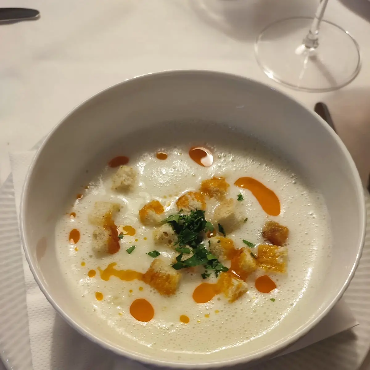 Spargelcremesuppe
